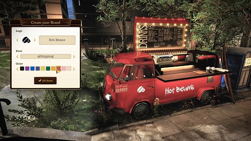 画像ギャラリー No.001のサムネイル画像 / コーヒーハウス経営シム「Espresso Tycoon」は6月7日発売へ。おしゃれなキッチンカーや,宅配ドローンも登場するトレイラーが公開