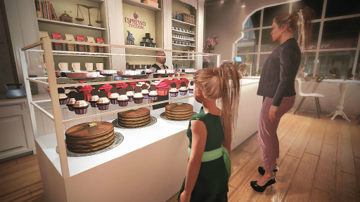 画像ギャラリー No.002のサムネイル画像 / ラテアートもできるコーヒーハウス経営シム「Espresso Tycoon」がリリース。最高の一杯でお客様をおもてなししよう