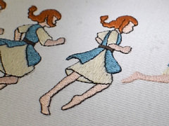 2Dアドベンチャー「Scarlet Deer Inn」の最新映像がTwitterで大バズり中。すべてのキャラクターアニメーションを刺繍で作成