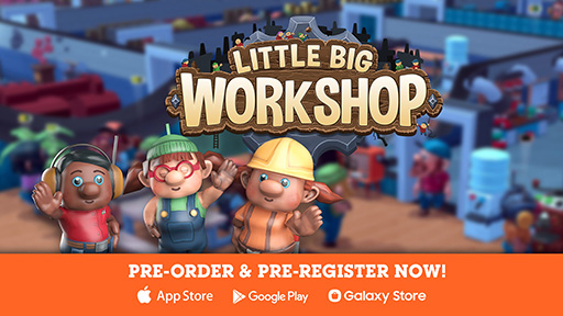 画像ギャラリー No.005のサムネイル画像 / スマホ版「Little Big Workshop」,配信日が6月13日に決定。テーブルの上にある小さな工場を経営するシミュレーションゲーム