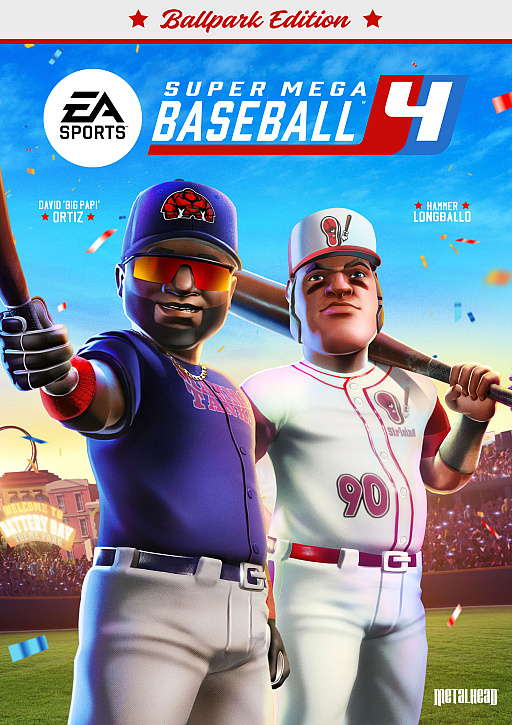 画像ギャラリー No.001のサムネイル画像 / ユーモラスな野球ゲームシリーズ最新作「Super Mega Baseball 4」,6月2日の世界同時発売決定