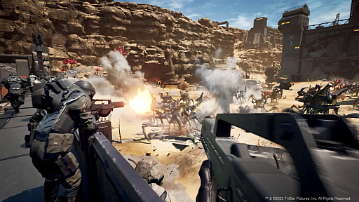 画像ギャラリー No.002のサムネイル画像 / 16人協力プレイが熱いFPS「Starship Troopers: Extermination」のアーリーアクセス版が本日配信に