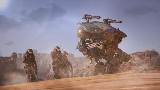 画像ギャラリー No.002のサムネイル画像 / スターシップ・トゥルーパーズのオンライン協力型FPS「Starship Troopers: Extermination」,二足歩行兵器「M11E Babar」や新エリアなどを実装