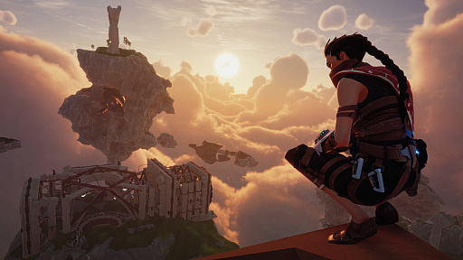 画像ギャラリー No.002のサムネイル画像 / 新作オープンワールドアクションADV「Lost Skies」，アーリーアクセスを4月18日に開始。空に島が浮かぶ世界を，自分だけの飛空船で冒険