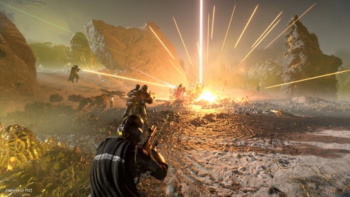 画像ギャラリー No.011のサムネイル画像 / ［プレイレポ］「HELLDIVERS 2」はTPSになって戦闘の迫力が増した。協力プレイはもちろん，誤射したって楽しく戦えるシリーズ最新作だ