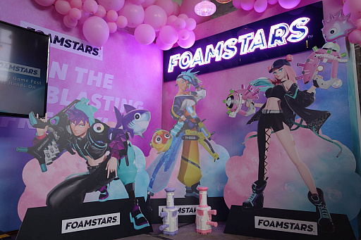 画像ギャラリー No.002のサムネイル画像 / ［プレイレポ］スクエニの新作TPS「FOAMSTARS」で重要なのは，陣地の面積ではなくてスタープレイヤー。1人を守り抜く駆け引きが熱いSmash the Starモードを体験してきた