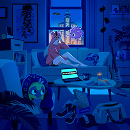 画像ギャラリー No.002のサムネイル画像 / 「FOAMSTARS」のBGMをチルアレンジしたアルバム「FOAMSTARS Game Soundtrack -Chill Remix-」,配信開始