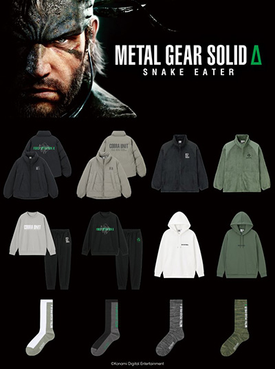 画像ギャラリー No.002のサムネイル画像 / 「METAL GEAR SOLID Δ: SNAKE EATER」コラボウェアをGUで販売中。FOX部隊,コブラ部隊のデザインのアウターなどが登場
