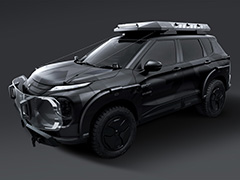 「METAL GEAR SOLID」シリーズの世界観をイメージしたカスタムコンセプトカー，「東京オートサロン2025」三菱自動車工業ブースにて出展