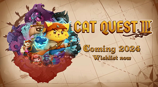 画像ギャラリー No.001のサムネイル画像 / 「Cat Quest III」OPムービー＆プレイ映像を公開――名称は「キャットクエスト：パイレーツ・オブ・カリビニャン」から変更