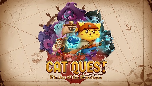 画像ギャラリー No.001のサムネイル画像 / 今度の舞台は海洋だ! ネコが主役のアクションRPG「キャットクエスト3」本日発売。失われた財宝「ノーザンスター」を求める冒険の旅
