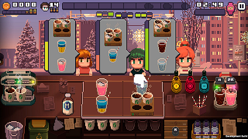 画像ギャラリー No.003のサムネイル画像 / ポーランド生まれのライフシム「Pixel Cafe」をプレイ。ピクセルアートで奏でるコーヒーショップ店員の物語