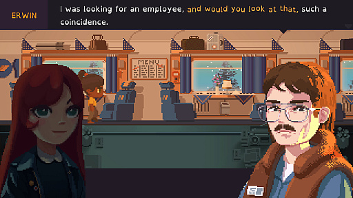 画像ギャラリー No.004のサムネイル画像 / 新作ライフシム「Pixel Cafe」，Xbox向けのデモ版を公開。カフェ経営の修行をしながら自分を見つめ直していく女性の物語