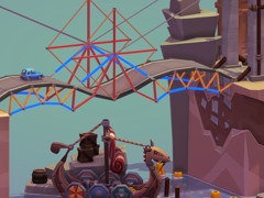 強固な橋を作り上げ，乗り物を通過させよう。シリーズ最新作「Poly Bridge 3」がSteamで本日リリース