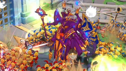 画像ギャラリー No.009のサムネイル画像 / ［インタビュー］新規IPはアニメ風のMMO RTS「GRAND CROSS: AGE OF TITANS」。巨大兵器を使った大規模バトルの醍醐味を開発に聞く