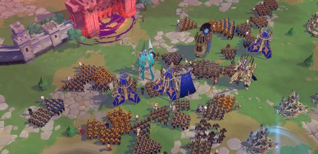 画像ギャラリー No.005のサムネイル画像 / 海上戦や空中戦も楽しめるMMO RTS「GRAND CROSS: AGE OF TITANS」が8月に配信決定。育成した巨大戦闘兵器や軍隊と攻城戦に挑む