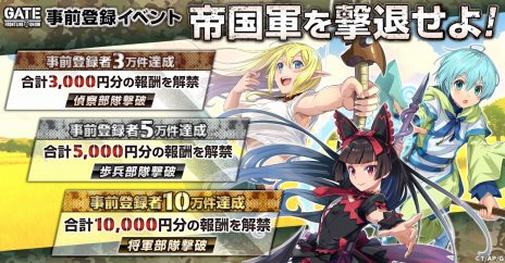 画像ギャラリー No.004のサムネイル画像 / 新作HTML5ゲーム「GATE 自衛隊 彼の地にて、斯く戦えり FRONTLINE UNION」の事前登録受付を開始。伊丹の親友として日本国を発展させよう