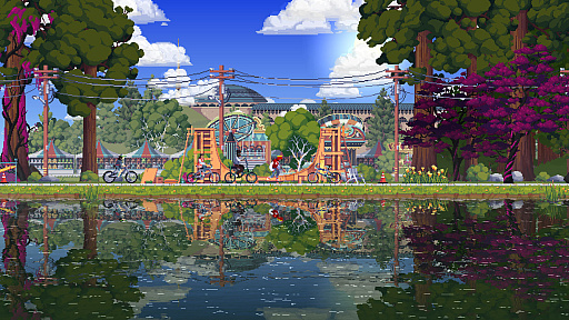 画像ギャラリー No.006のサムネイル画像 / 1980年代のカリフォルニアを舞台にしたピクセルアートのアクションストラテジー「Kingdom Eighties」,コンシューマ機版の海外発売は10月16日に