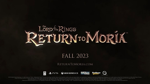 画像ギャラリー No.001のサムネイル画像 / 「The Lord of the Rings: Return to Moria」は2023年秋リリース。ゲームプレイ映像を収録した最新トレイラーが公開に