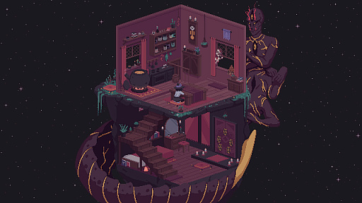 画像ギャラリー No.002のサムネイル画像 / 占いの魔女を主人公にしたアドベンチャーゲーム「The Cosmic Wheel Sisterhood」，日本語対応で2023年内にリリース