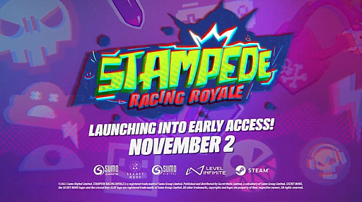 画像ギャラリー No.001のサムネイル画像 / 60人で競うバトロワ系レース「Stampede: Racing Royale」,2023年11月2日にSteamでアーリーアクセスを開始