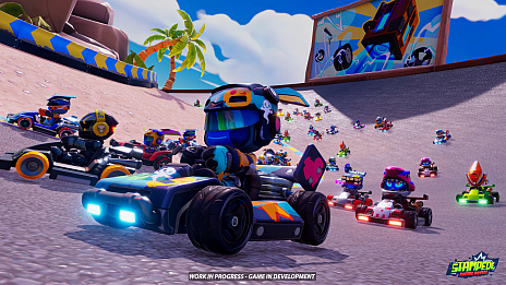 画像ギャラリー No.007のサムネイル画像 / 60人で競うバトロワ系レース「Stampede: Racing Royale」,2023年11月2日にSteamでアーリーアクセスを開始