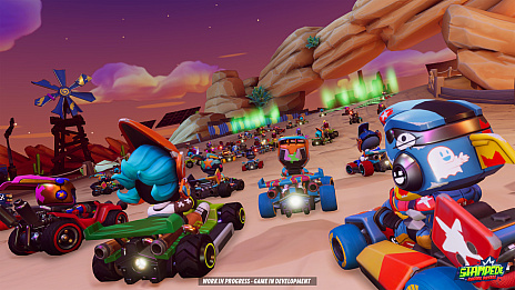 画像ギャラリー No.008のサムネイル画像 / 60人で競うバトロワ系レース「Stampede: Racing Royale」,2023年11月2日にSteamでアーリーアクセスを開始
