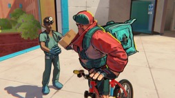 画像ギャラリー No.003のサムネイル画像 / メッセンジャーとなって世界を街を駆け巡れ! 「Parcel Corps」は2024年リリース