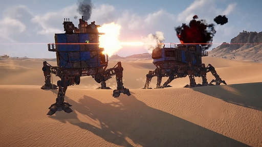 画像ギャラリー No.002のサムネイル画像 / 巨大な歩行メカを操作するPvPvEアクション「SAND」のゲームプレイトレイラーが公開に。今夏にはベータテストの開催も