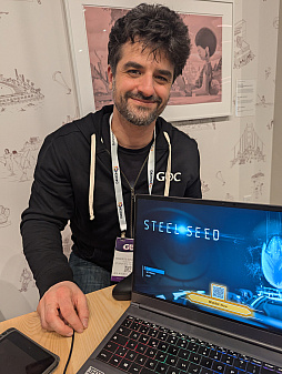 画像ギャラリー No.002のサムネイル画像 / ［GDC 2025］発売間近のステルスアクション新作「Steel Seed」の完成版をチェック。イタリアの精鋭開発チームが影響を受けた日本の漫画とは