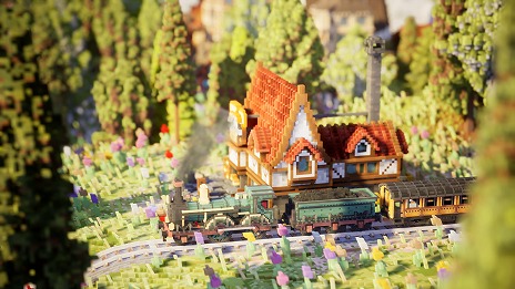 画像ギャラリー No.008のサムネイル画像 / ミニチュアのような世界で美しい街を作る鉄道敷設パズル「Station to Station」が本日発売へ。リリース記念セールで10％オフ
