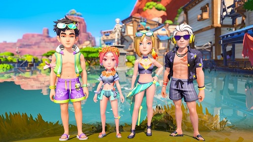 画像ギャラリー No.002のサムネイル画像 / Switch版「きみのまち サンドロック」住人のコスチュームを変更できるDLC第二弾を配信。新たなサイドクエストを追加する最新パッチを実装