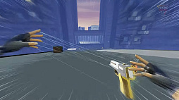 画像ギャラリー No.007のサムネイル画像 / あやとりに絡めて銃を撃ち,ドラム缶をぶん投げる。高速サイキックアクションFPS「Stop Dead」は10月5日に発売
