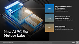 画像ギャラリー No.021のサムネイル画像 / 次世代のノートPC向けCPU「Meteor Lake」の詳細が明らかに。メインのCPUコアを使わずに動画を再生できる!?