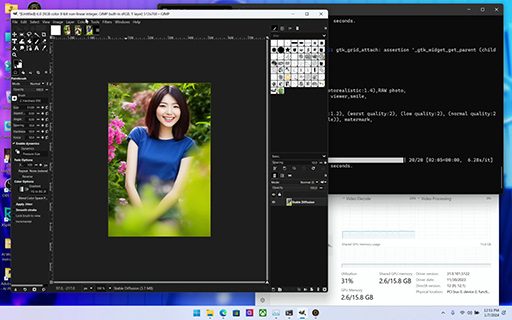 画像ギャラリー No.006のサムネイル画像 / 「Core Ultra」の実力はどの程度？ IntelのワークショップでノートPCのゲームや生成系AIでの性能を確かめてみた