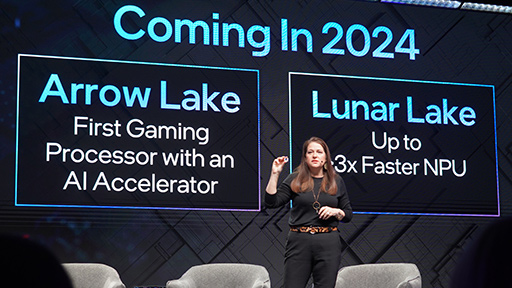 画像ギャラリー No.010のサムネイル画像 / 「AI PC」を強く打ち出す2024年のIntel。2024年内登場の次世代CPUは「Arrow Lake」と「Lunar Lake」の2本立てに
