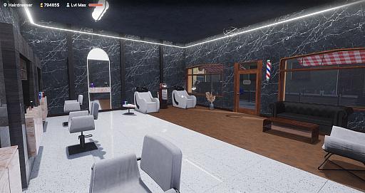 画像ギャラリー No.007のサムネイル画像 / 目指せ，カリスマ美容師。「Hairdresser Simulator」が本日Steamでリリース。髭を整えられる無料DLCの情報も明らかに