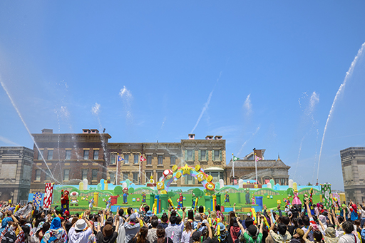 画像ギャラリー No.005のサムネイル画像 / 「スーパーマリオ」の水かけイベントが登場。USJ,夏の期間限定イベント「NO LIMIT! サマー2023」の模様を先行公開