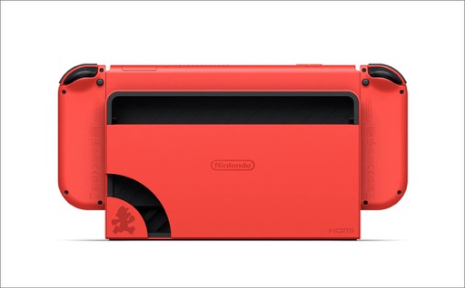 画像ギャラリー No.001のサムネイル画像 / 有機ELモデルのSwitch本体「マリオレッド」，10月6日発売