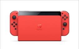 画像ギャラリー No.002のサムネイル画像 / 有機ELモデルのSwitch本体「マリオレッド」，10月6日発売