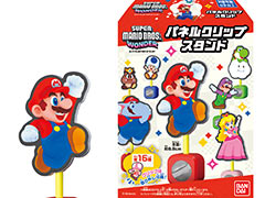 「スーパーマリオブラザーズ ワンダー」のパネルクリップスタンド，本日発売。ラインナップは全16種で，ゾウマリオ，アワルイージなどが登場