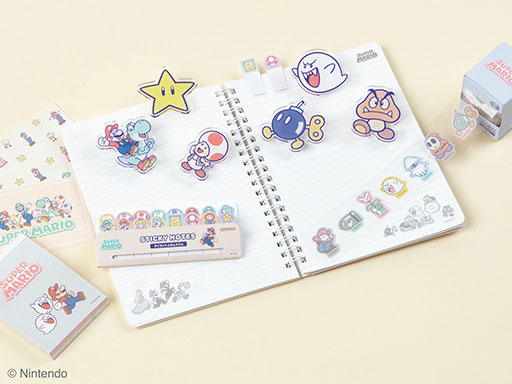 画像ギャラリー No.002のサムネイル画像 / サンスター文具，「スーパーマリオ」シリーズとコラボした文具雑貨シリーズを1月下旬より順次発売