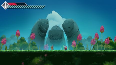画像ギャラリー No.012のサムネイル画像 / バラバラになった空の島を1つに戻すために冒険する「アイレッツ 漂流の天空島」が7月13日に発売決定。ボス戦はボス戦は地上と空中の2種類