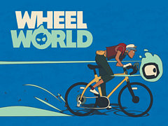 自転車レースADV「Wheel World」本日配信。自転車がすべてのルールを握る世界で，レースを繰り返して伝説のパーツをすべて取り戻せ