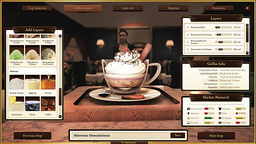 画像ギャラリー No.016のサムネイル画像 / 実はネコじゃないジャコウネコさんの「Espresso Tycoon」レビュー。えーあい!Steam広場