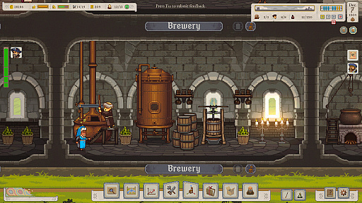 画像ギャラリー No.012のサムネイル画像 / お酒好きなベルベットモンキーさんの「Ale Abbey」レビュー。えーあい!Steam広場