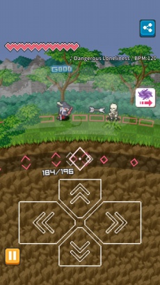 画像ギャラリー No.004のサムネイル画像 / リズムゲームとハクスラを融合したRPG「Lilt Way」，本日リリース。チュートリアルクリアで300ジェムをプレゼント