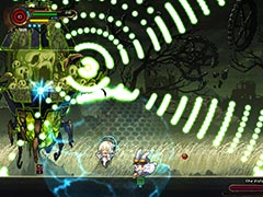 弾幕系横スクロールアクション「TEVI」のPC版，Switch版が本日発売。ウサ耳の少女を操り，場面に適した弾幕を使ってコンボの維持を目指す