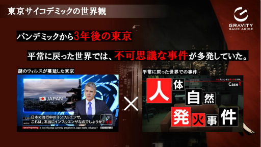 画像ギャラリー No.009のサムネイル画像 / 「東京サイコデミック」「神箱」の最新情報公開。森田成一さん，市ノ瀬加那さんのトークも披露したグラビティゲームアライズの発表会レポート