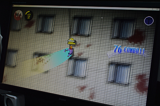 画像ギャラリー No.007のサムネイル画像 / ［TGS2023］爽快なアクションに加えて，人生の世知辛さを味わえるビル清掃ゲーム「SKY THE SCRAPER」